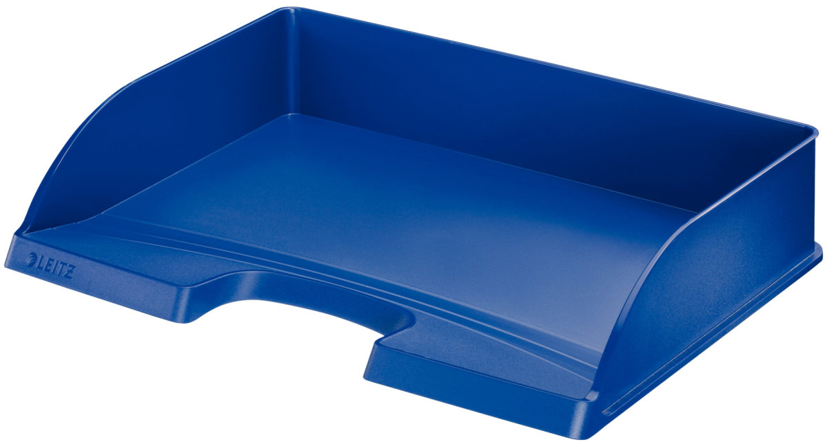 Leitz Plus Standard brevkorg, tvärformat, blå