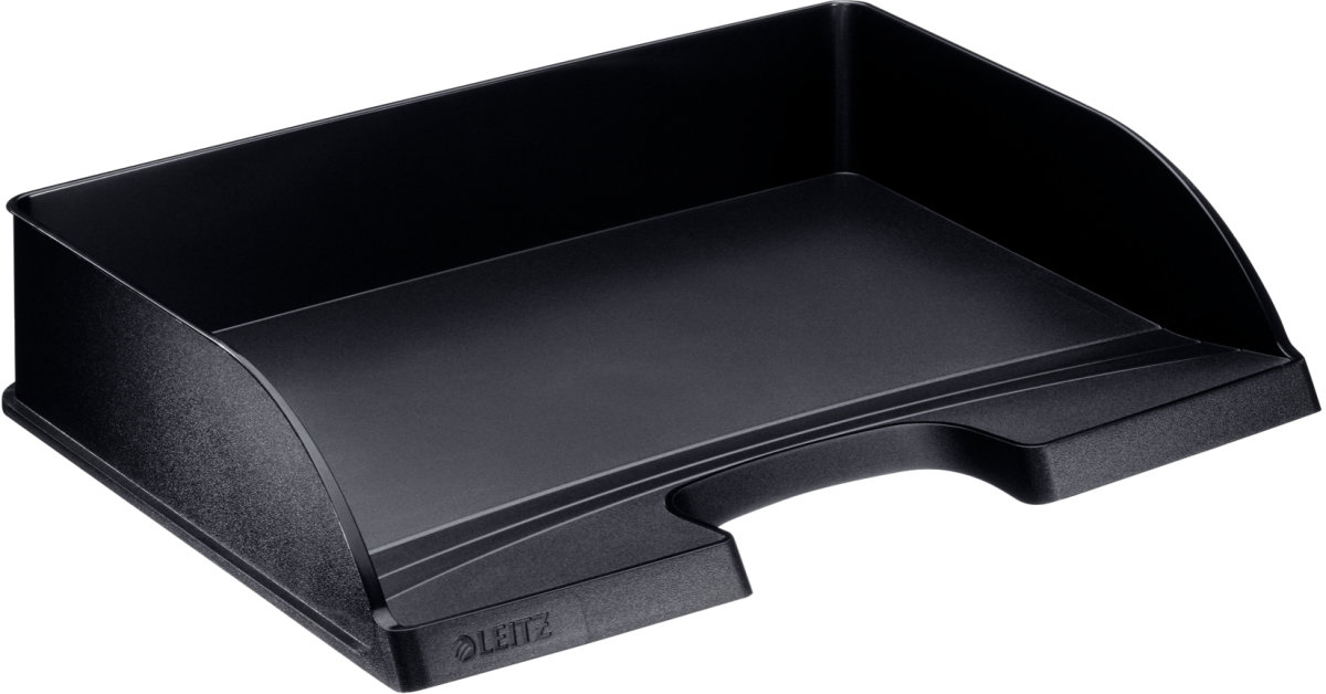 Leitz Plus Standard brevkorg, tvärformat, svart