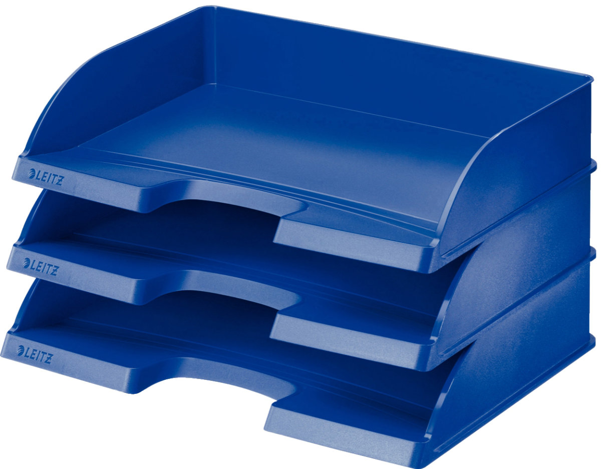 Leitz Plus Standard brevkorg, tvärformat, svart