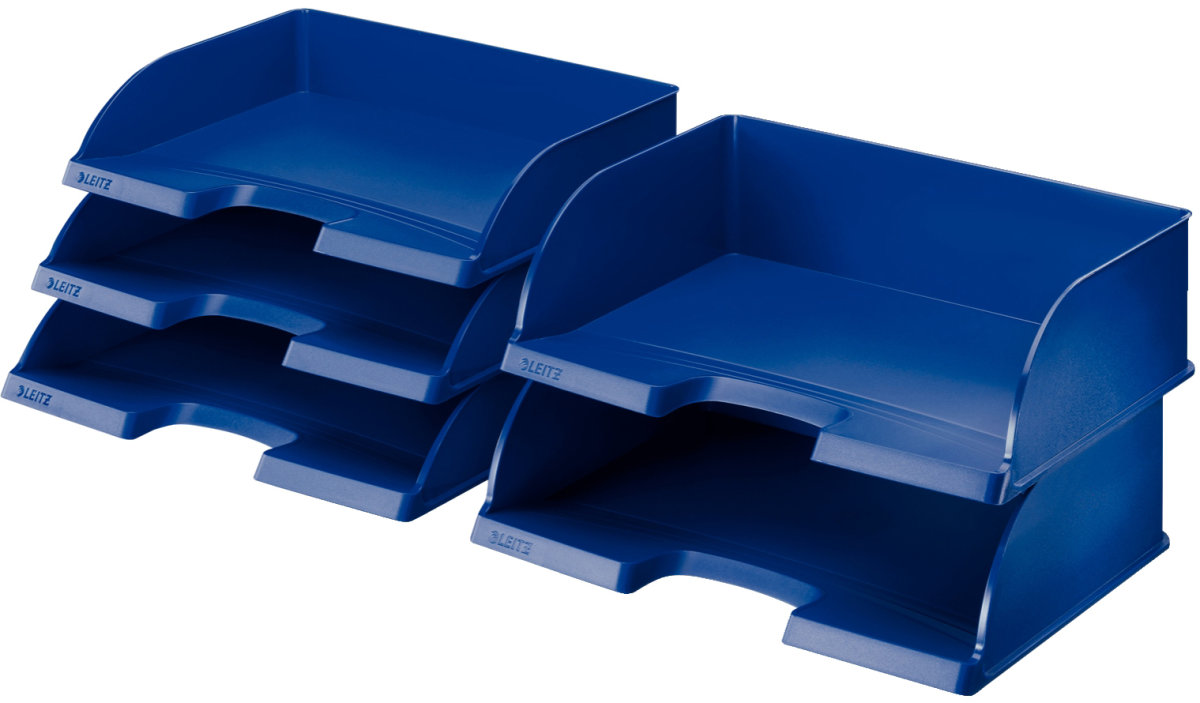 Leitz Plus Standard brevkorg, tvärformat, svart