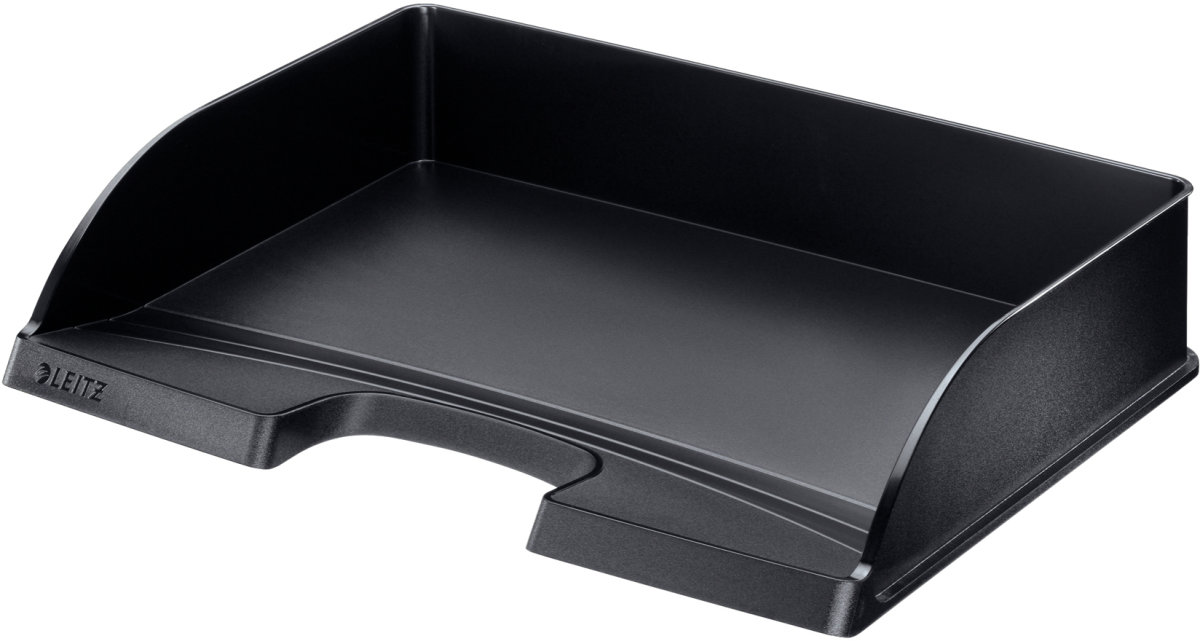 Leitz Plus Standard brevkorg, tvärformat, svart