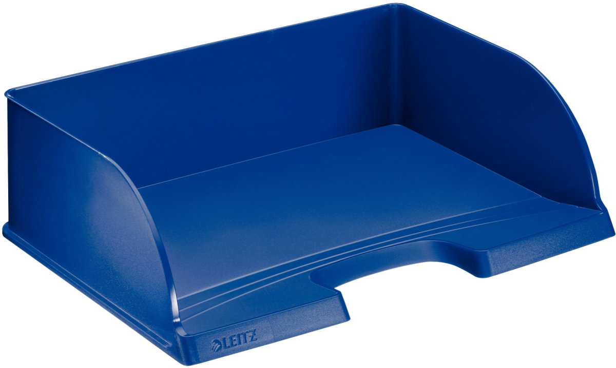 Leitz Plus Jumbo brevkorg, tvärformat, blå
