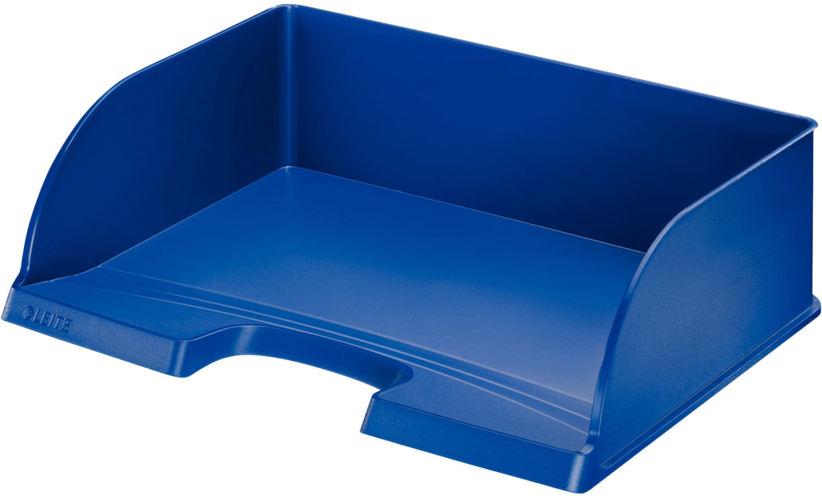 Leitz Plus Jumbo brevkorg, tvärformat, blå