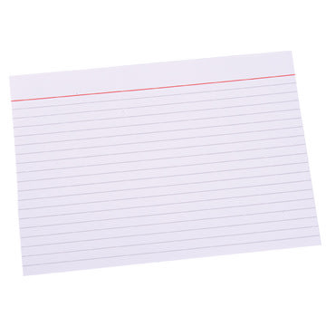 Indexkort A5 148x210 mm, registerkort, linjerat, 1