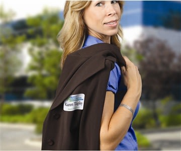 Avery L4785-20 namnetiketter, 80x50 mm, textil