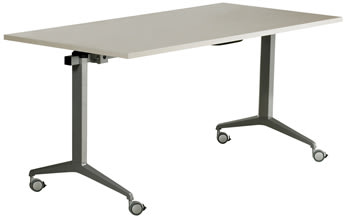 Mobilt fällbart bord 160x80 cm lönnmelamin
