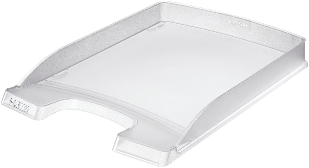 Leitz Plus Slim brevkorg, genomskinlig