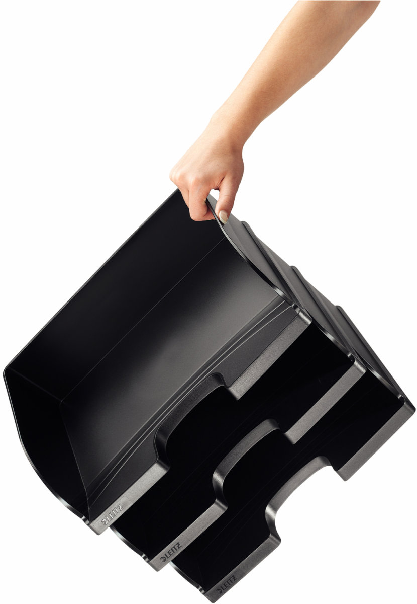 Leitz Plus Standard brevkorg, genomskinlig