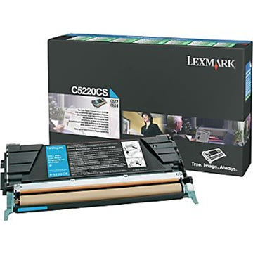 Lexmark 00C5220CS lasertoner, blå, 3000 s