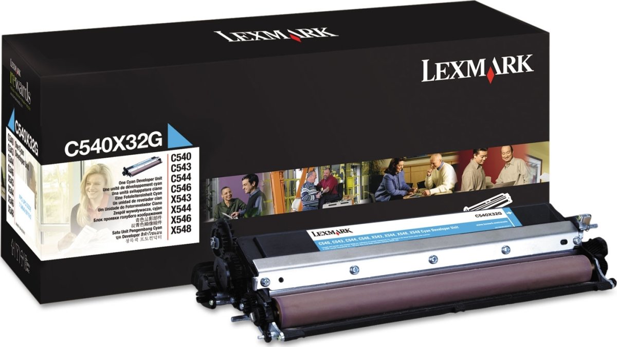 Lasertrumma Lexmark 0C540X32G Blå 30 000 sidor