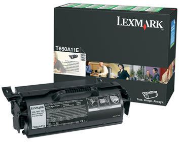 Lexmark 0T650A11E lasertoner, svart, 7000s