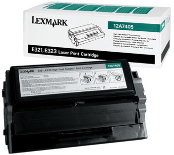 Lasertoner Lexmark 12A7405 Svart 6000 sidor