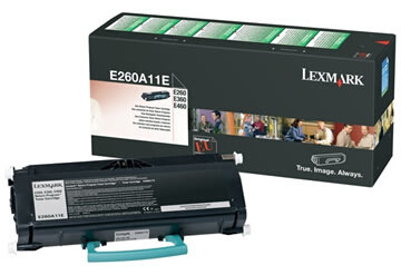 Lasertoner Lexmark E260A11E Svart 3500 sidor
