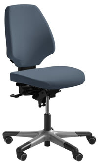 RH Activ 222 kontorstol høj ryg, bredt sæde grå