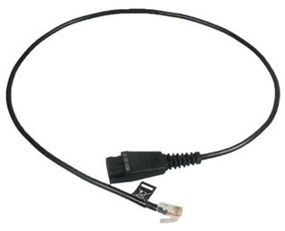 Anslutningskabel Jabra GN QD headset, RJ11 0,5m
