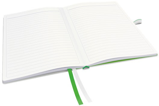 Leitz Complete notesbog A5, linjeret, hvid