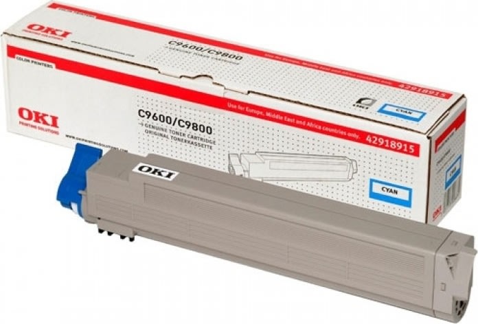 OKI 42918915 lasertoner, blå, 15000s