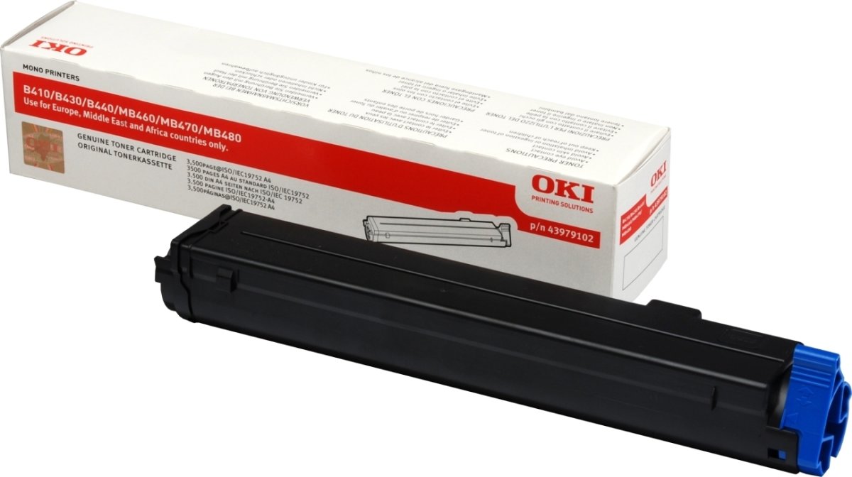 Lasertoner OKI 43979102 Svart 3500 sidor