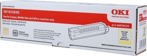 Lasertoner OKI 44059105 Gul 8000 sidor