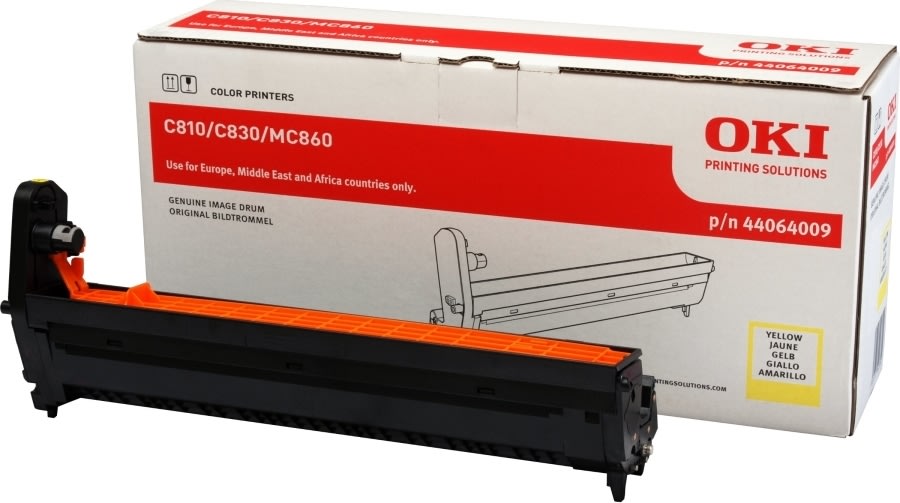 OKI 44064009 lasertonerkassett, gul, 20000s