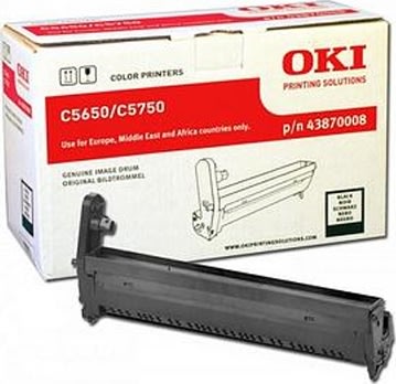 Lasertrumma OKI 43870008 Svart 20 000 sidor