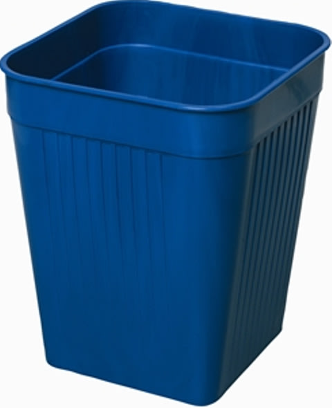 Bantex Orth papperskorg, 14 liter, blå