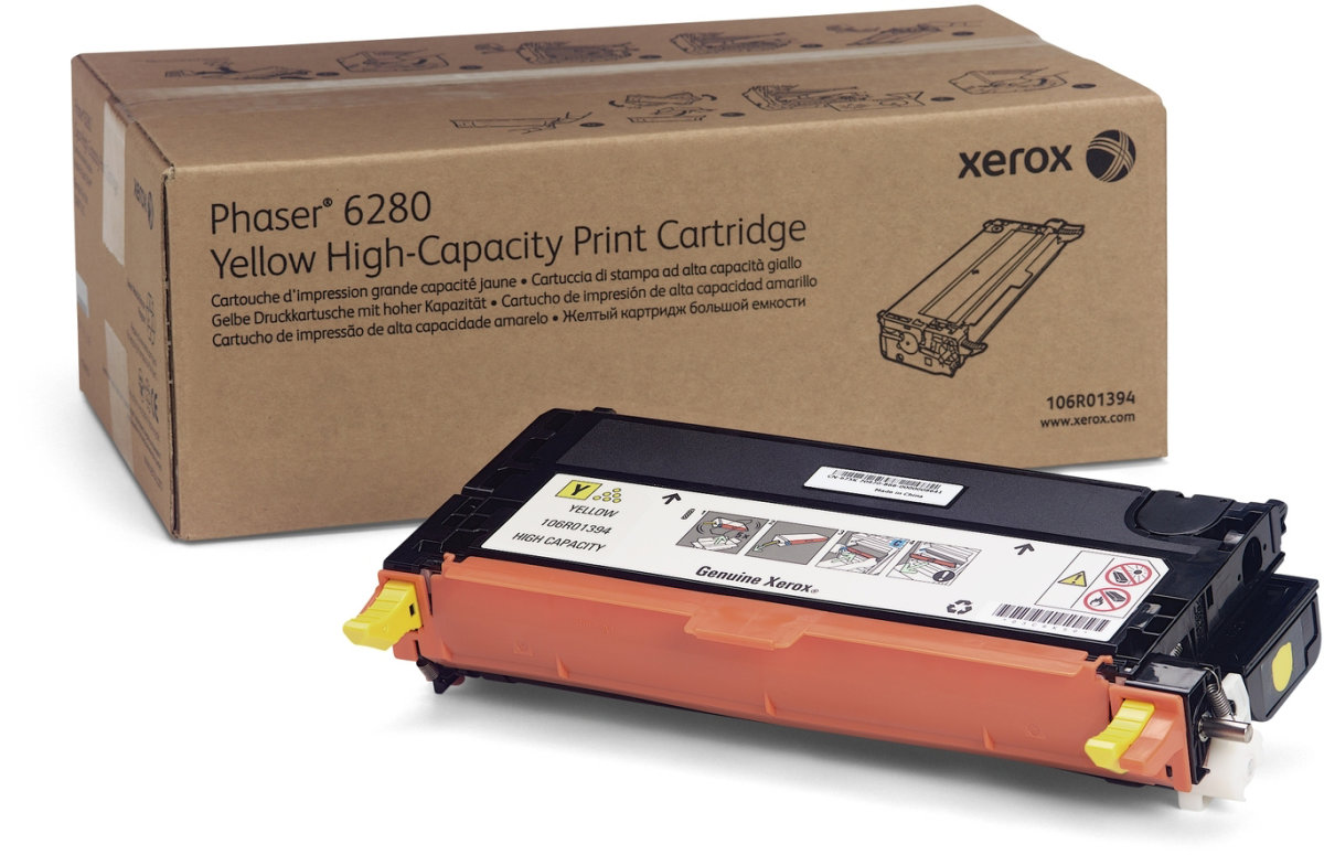 Xerox 106R01394 lasertoner, gul, 5900s