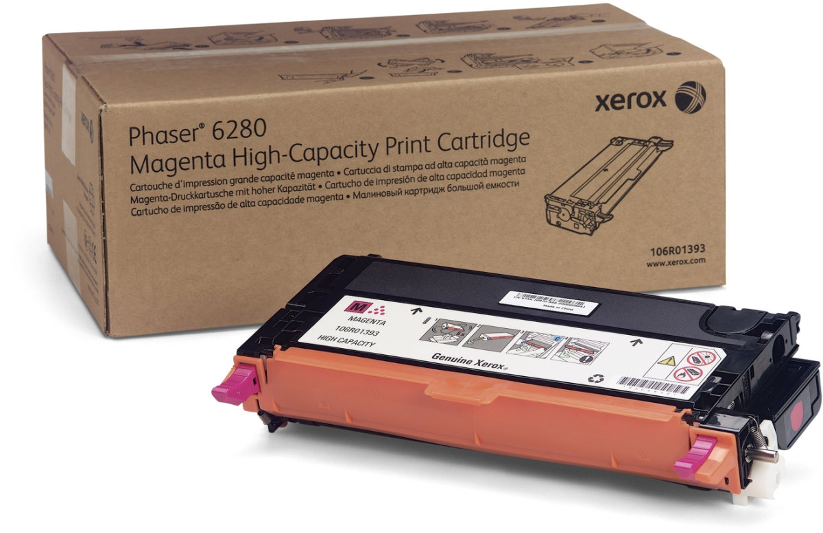 Xerox 106R01393 lasertoner, rød, 5900s