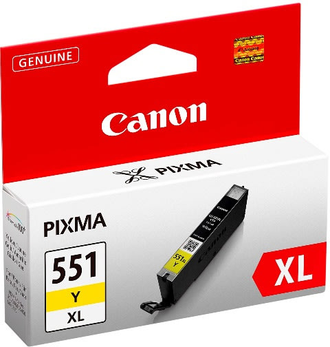 Bläckpatron Canon CLI-551XL Y Gul 11 ml