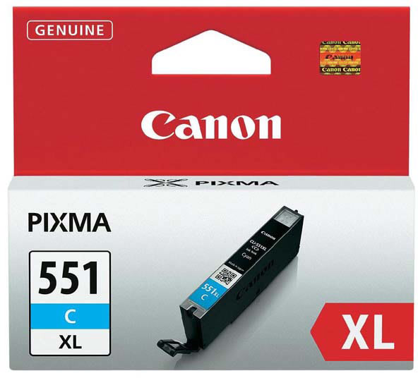 Bläckpatron Canon CLI-551XL Cyan 11 ml