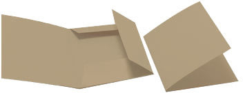 DKF Kartongmapp nr 139, A3, ljusbrun