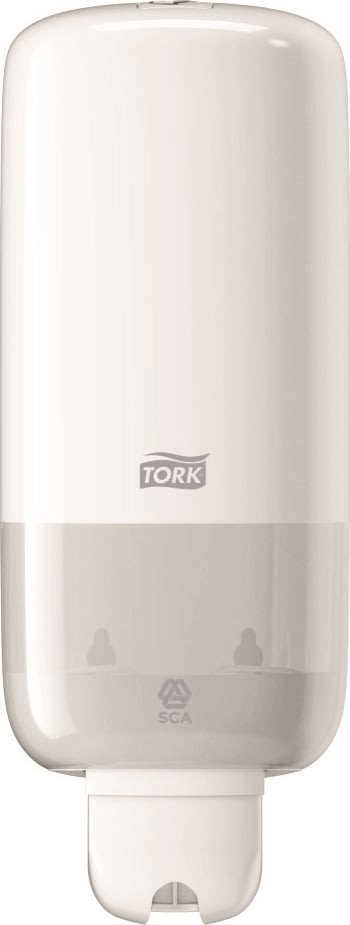 Tork S1 Startpaket Dispenser & tvål, vit