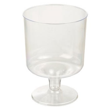 Vinglas på fot Plast, 23 cl