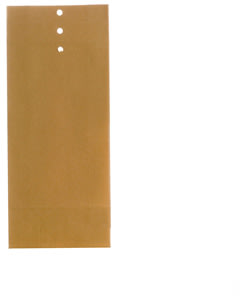 Bong provpåse, 100x235x40 mm, brun