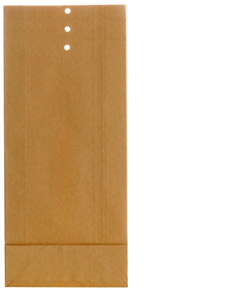 Bong provpåse, 120x275x40 mm, brun