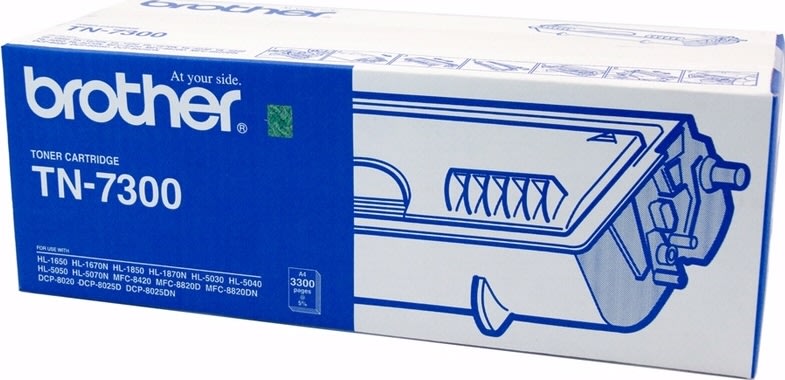 Lasertoner Brother TN7300 Svart 3300 sidor