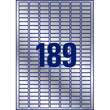 Avery L6008 Etiketter | 25,4x10 mm | 3780 st.