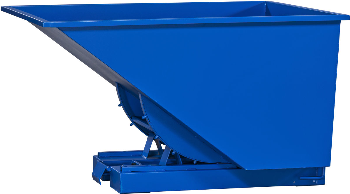 Tippcontainer 900 liter, blå