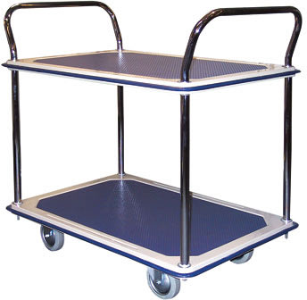 Rullvagn 2 hyllor, 97x62x95 cm