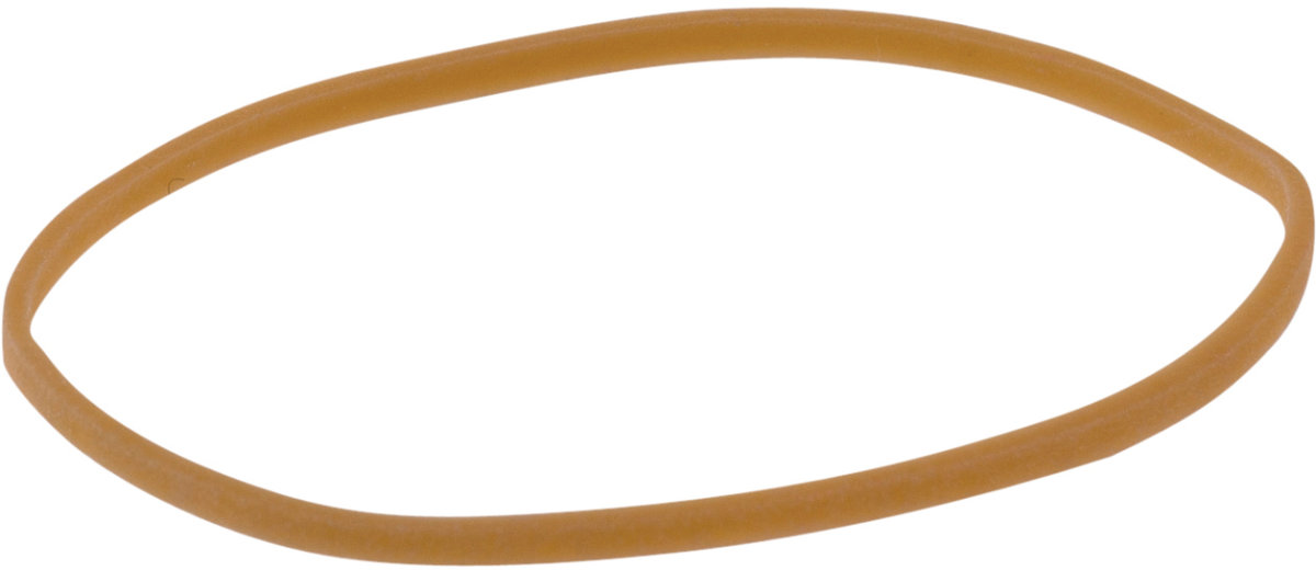 Gummiband nr 18, 250 g, 80 mm, brun