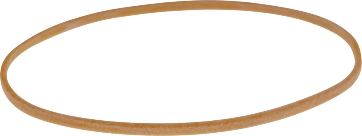 Gummiband nr 18, 500 g, 80 mm, brun