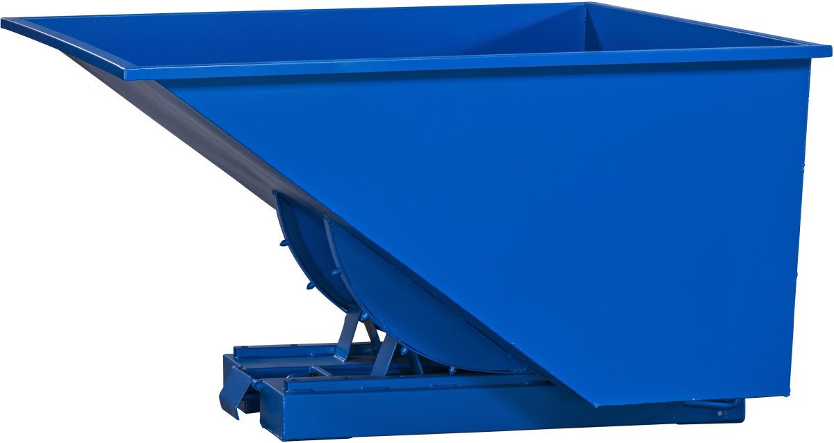 Tippcontainer 1600 liter, blå