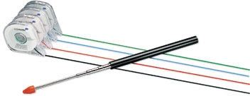 Whiteboardtejp 3 mm x 8 m, svart