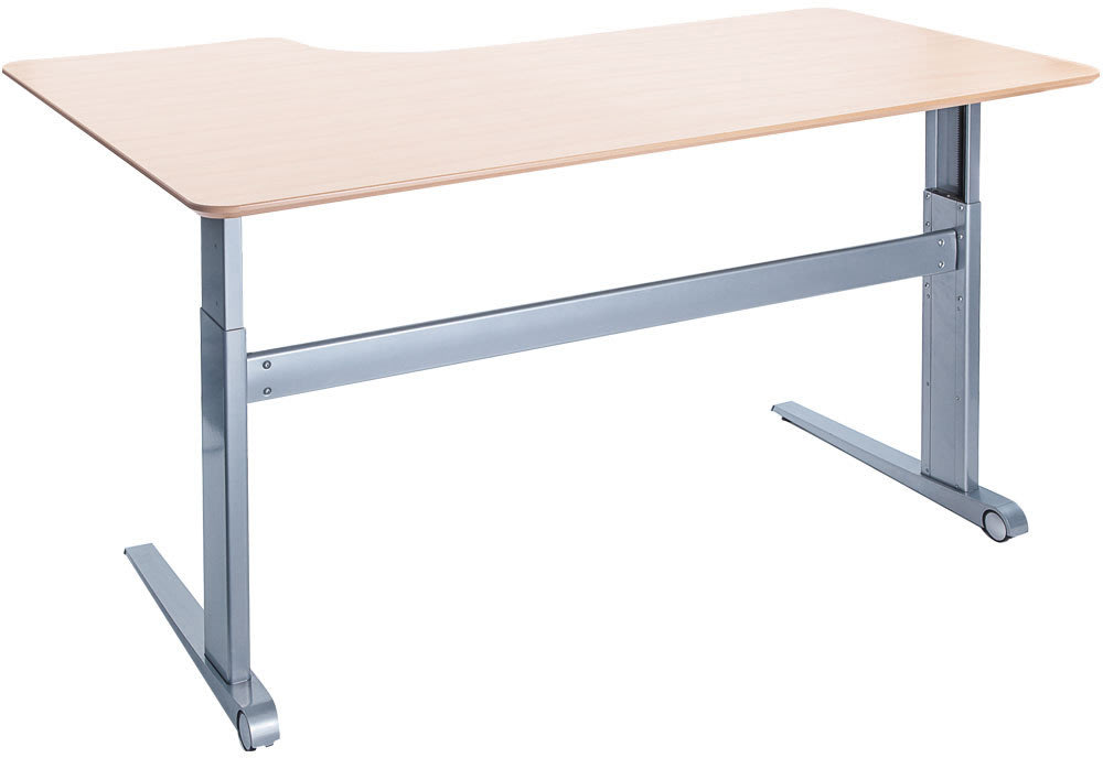 Skrivbord Steady Höj/Sänk 180 cm Höger Bok