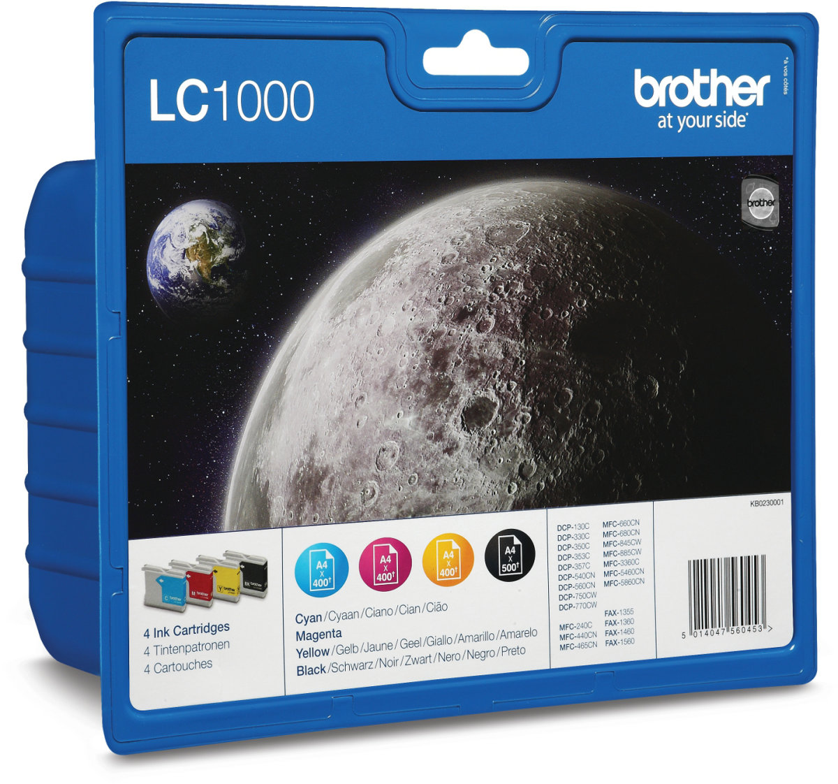 Brother LC1000VALBP bläckpatroner, flerpack