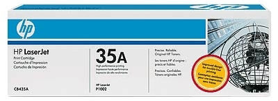 HP nr 35A/CB435A lasertoner, svart, 1500 s
