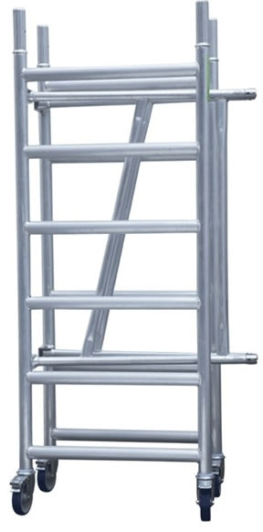 Fällbar byggnadsställning 75 x 180 - höjd 1,65 m