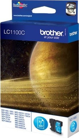 Brother LC1100C bläckpatron, blå, 325s
