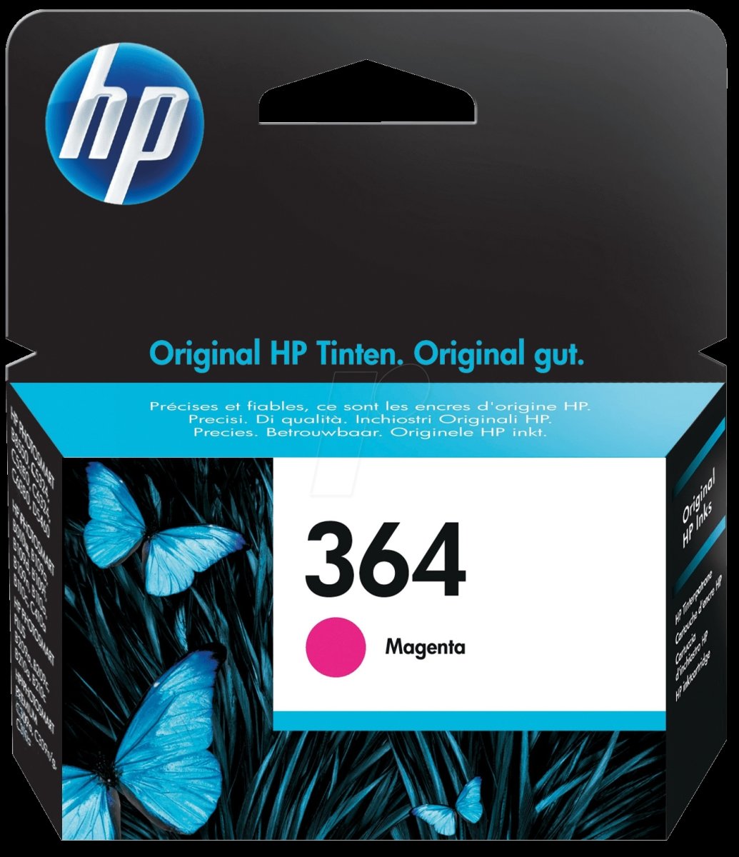 HP nr 364/CB319EE bläckpatron, magenta, 300 s