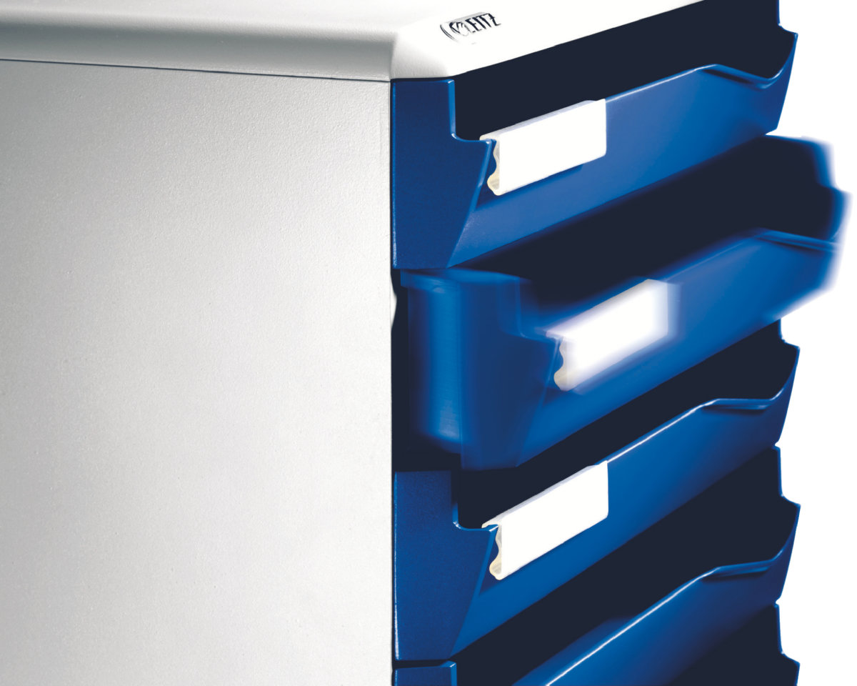 Leitz förvaringsbox med 5 lådor, blå